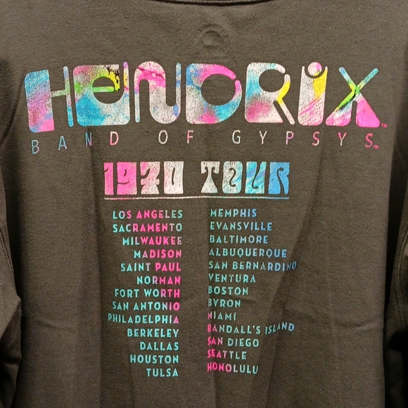 Hendrix Band of Gypsys 2020 Sweatshirt XL - Picture 6 of 7